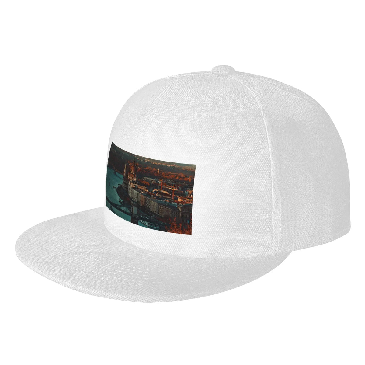 Budapest Hungary City Denim Snapback Cap