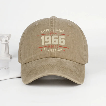 Living Legend 1966 Washed Baseball Cap