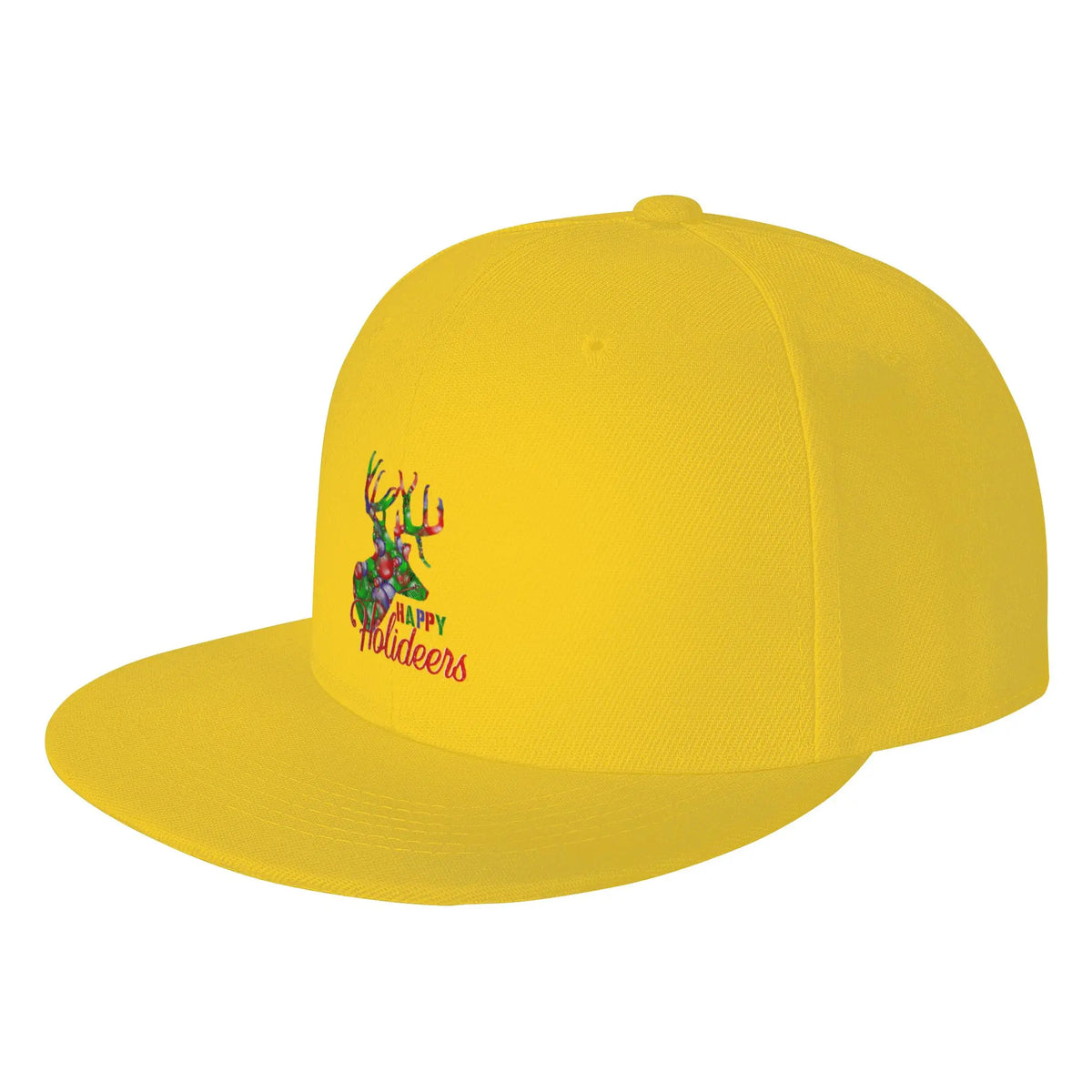 Happy Holiday Deer Hunting Snapback Cap