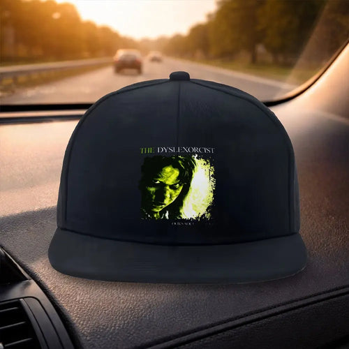 Unisex Exorcist Themed Flat Brim Snapback Cap