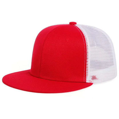 Unisex Minimalist Mesh Hip-Hop Snapback Cap