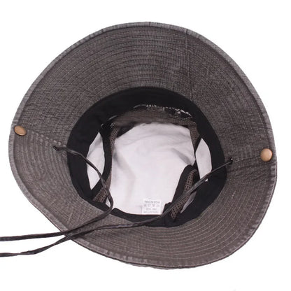 Breathable Mesh Wide Brim UV Protection Bucket Hat