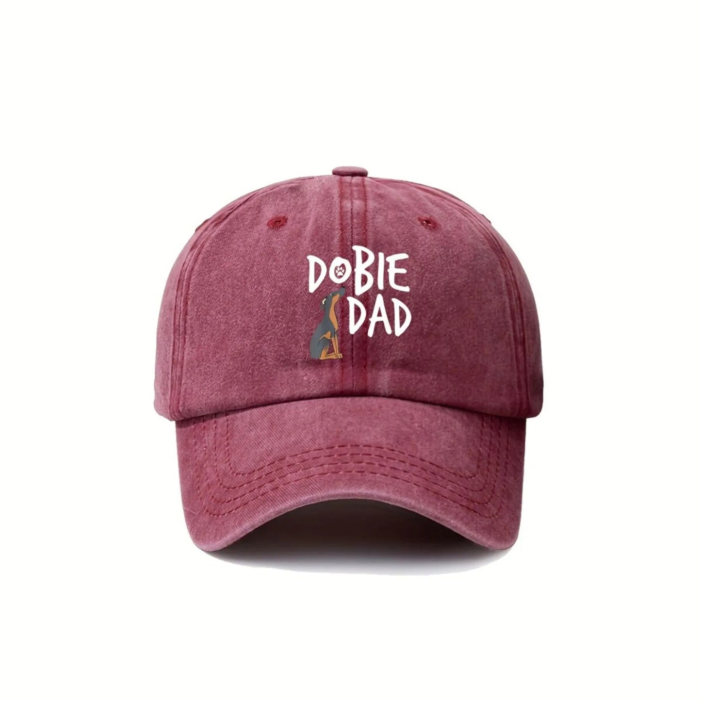 Dobie Dad Washed Baseball Cap