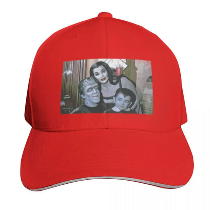 Herman Lily And Eddie Munster Graphic Baseball Cap