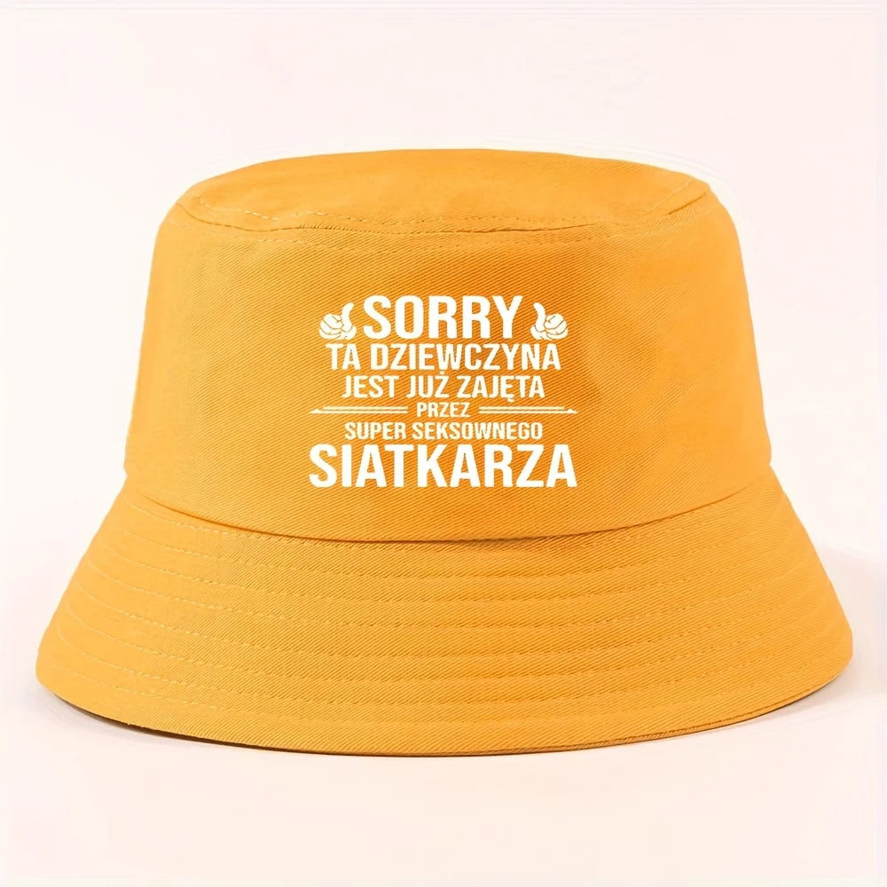 Sorry Volleyball Reversible Bucket Hat