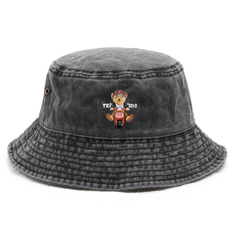 Custom Retro Ride Washed Bucket Hat