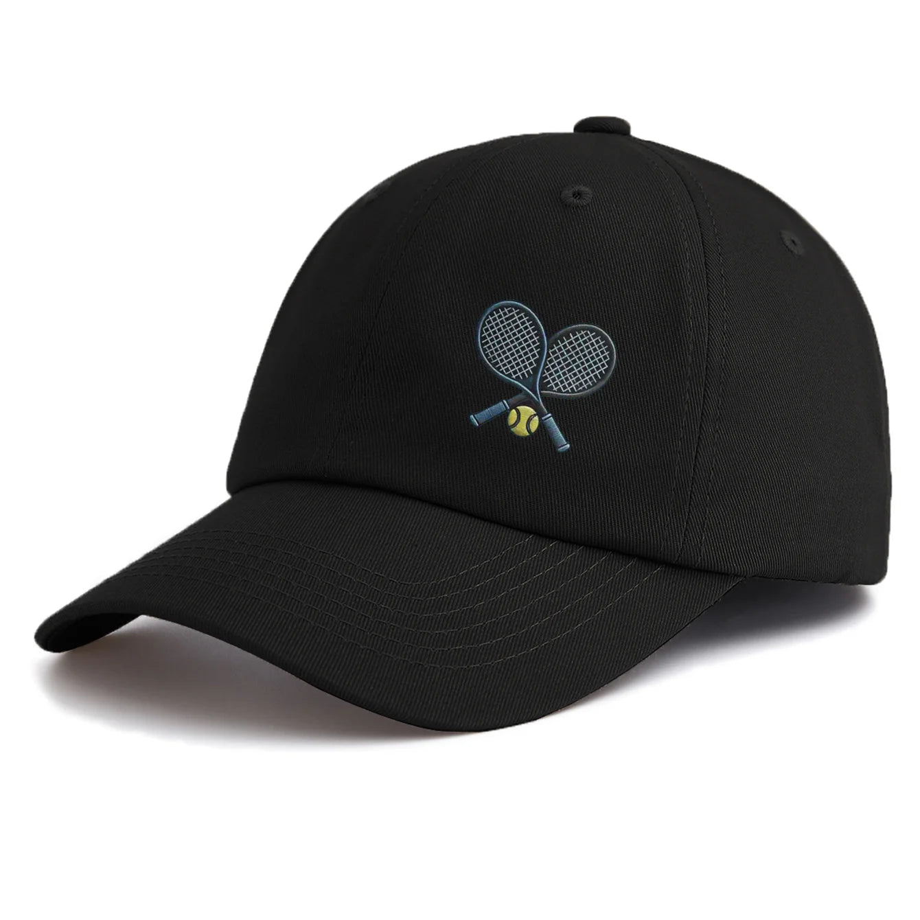1pc Tennis Print Baseball Cap For Adults