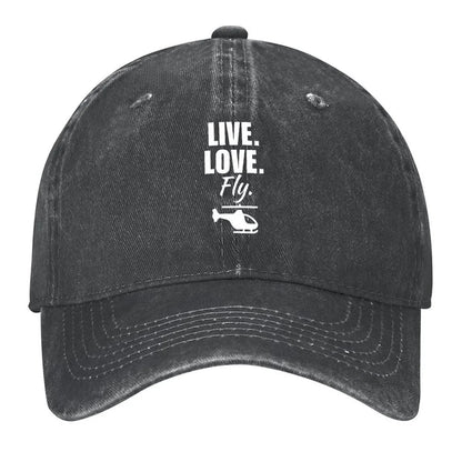 Live Love Fly Baseball Cap