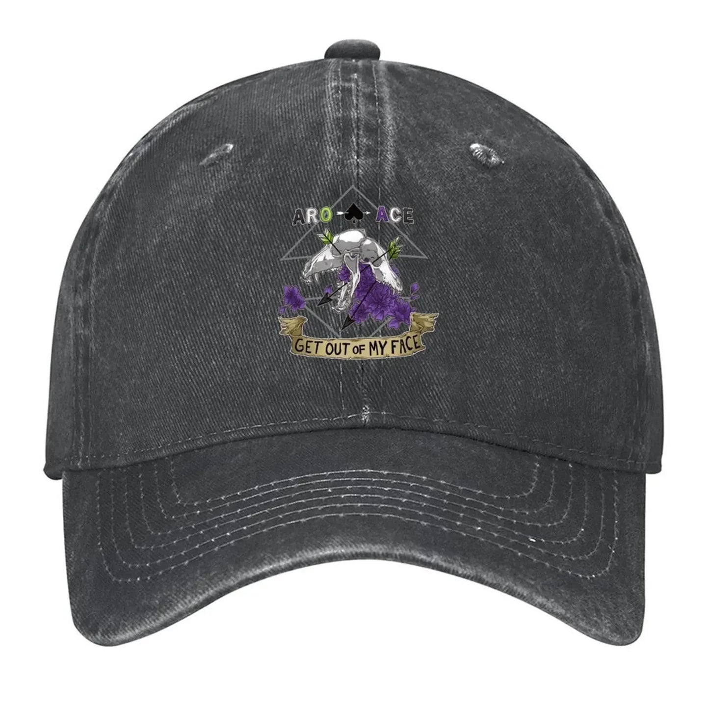 Aro Ace Get Out Baseball Cap
