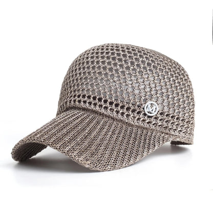 Unisex Hollow Design Mesh Baseball Cap