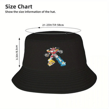 Zords Graphic Print Unisex Bucket Hat Design