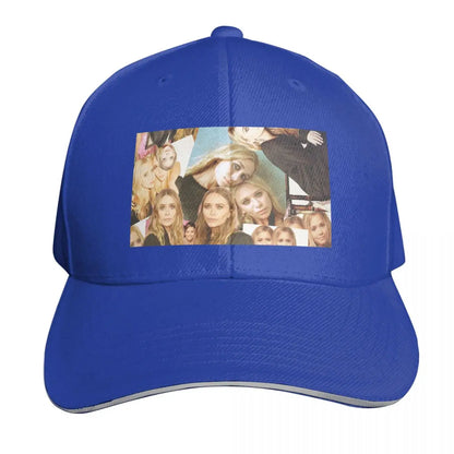 Twins Vintage Retro Embroidered Baseball Cap