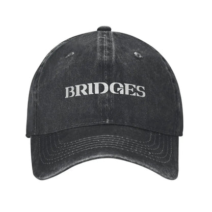 Death Stranding Bridges Distressed Denim Baseball Cap