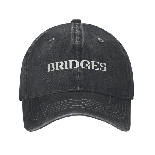 Death Stranding Bridges Distressed Denim Baseball Cap