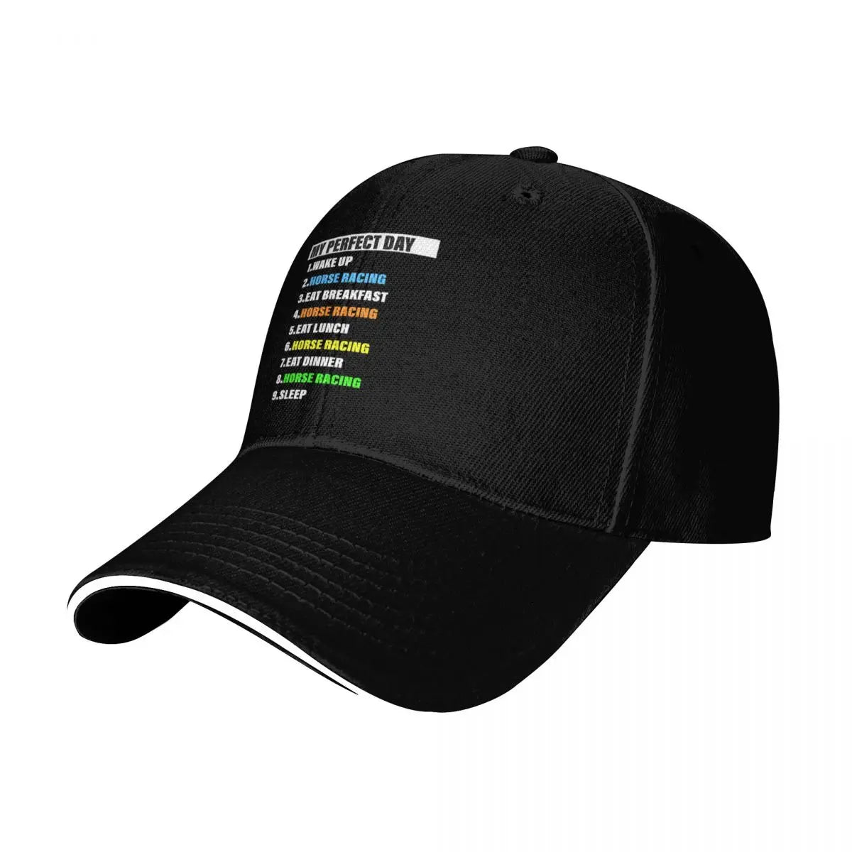 My Perfect Horse Racing Day Baseball Cap