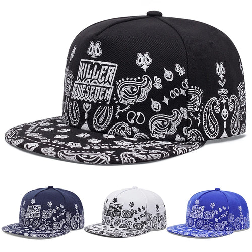 West Coast Floral Hip Hop Snapback Cap