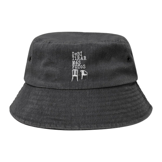 Summer Headwear Bunny Washed Denim Bucket Hat