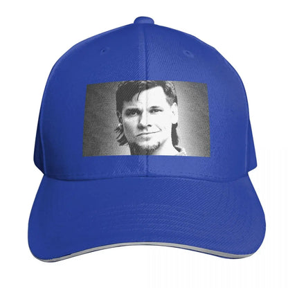 Theo Von Vintage Linocut Portrait Baseball Cap