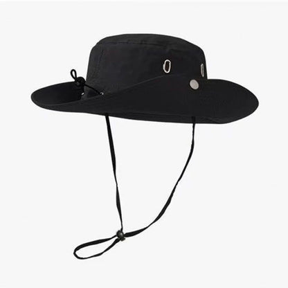 Adjustable Wide Brim UV Protection Outdoor Hiking Bucket Hat