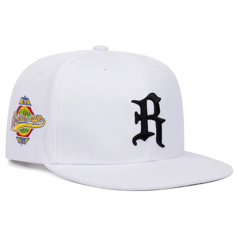 Primary Logo Embroidered Adjustable Hip-Hop Snapback Cap