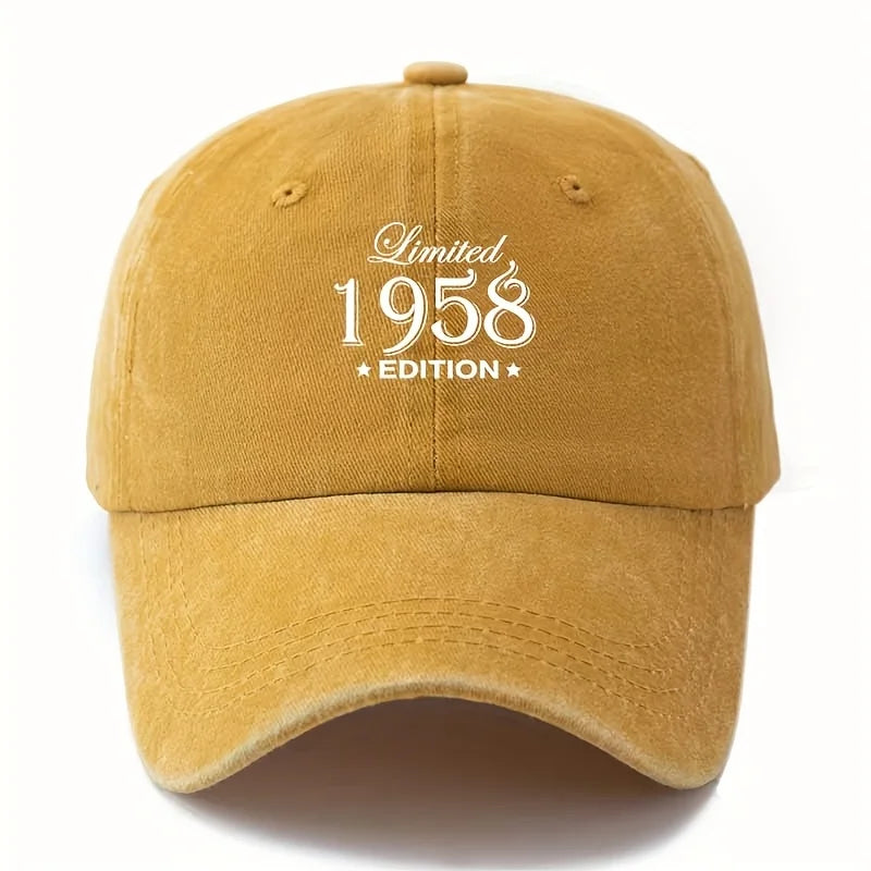 Vintage 1958 Washed Baseball Cap