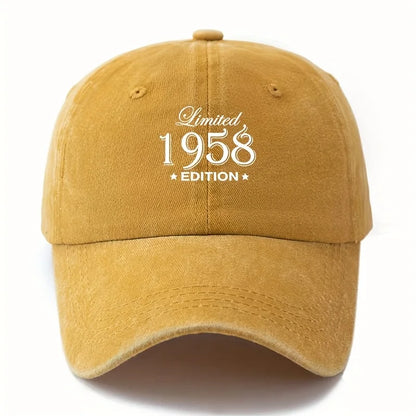 Vintage 1958 Washed Baseball Cap