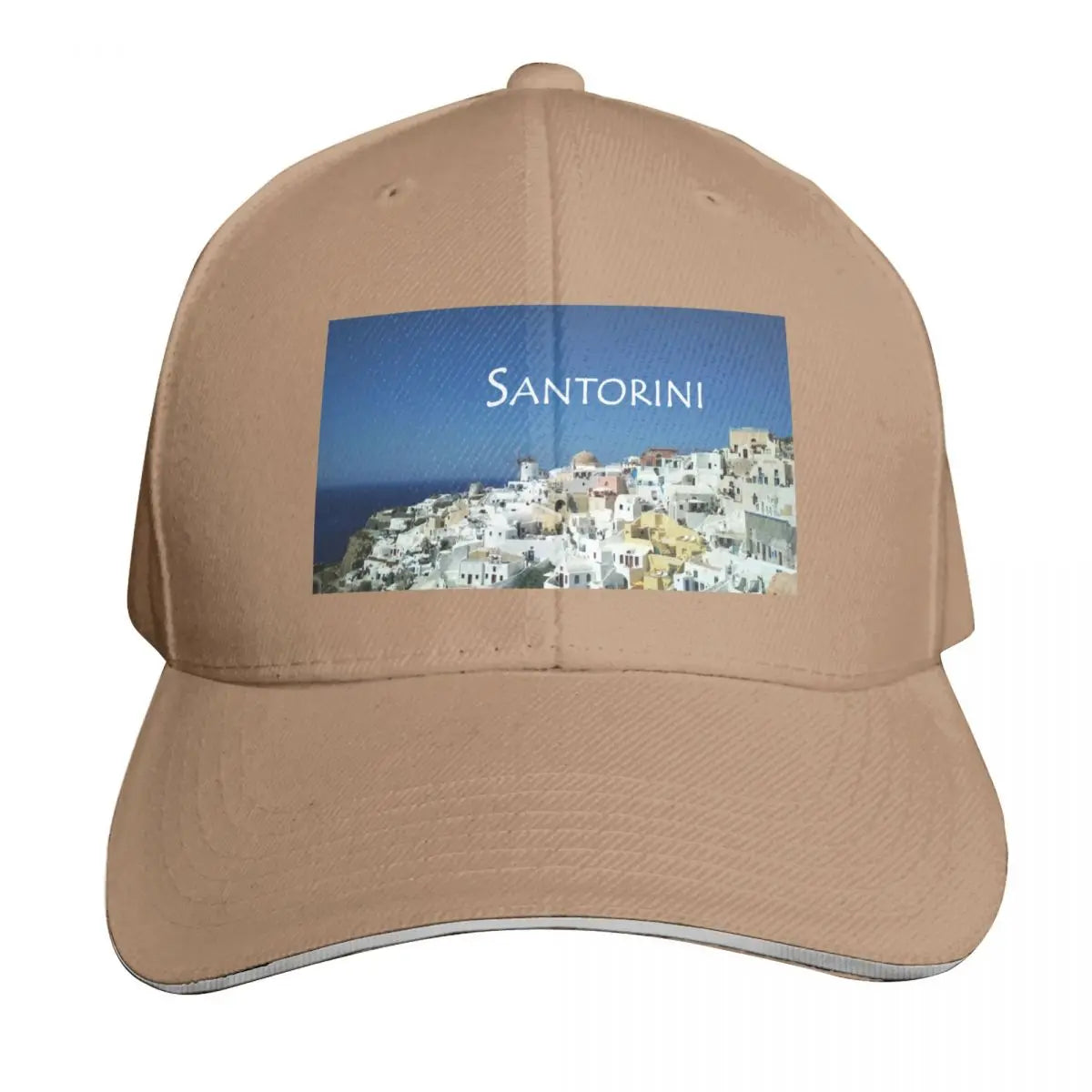 Santorini World's Best Places Baseball Cap