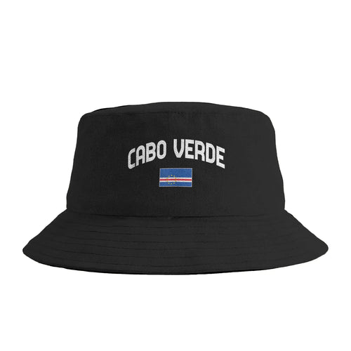 Flag Of Cabo Verde Bucket Hat Hip Hop