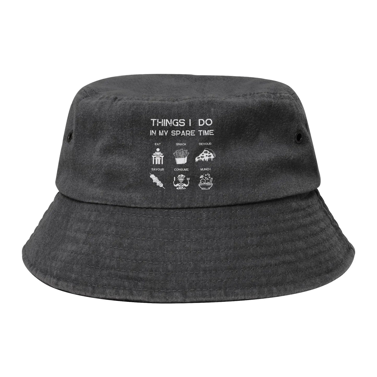 Things I Do In My Spare Time Funny Soccer Bucket Hats