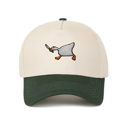 Big Goose Embroidered Colorblock Baseball Cap