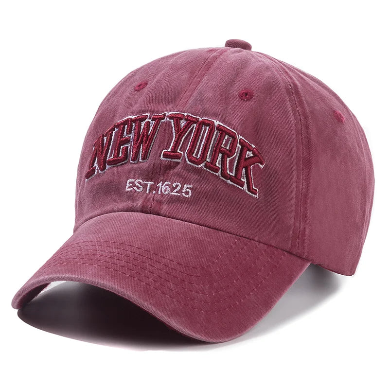 2026 New York Washed Cotton Cap For Men Women