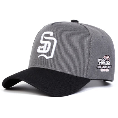 Unisex SD Letter Embroidery Baseball Caps Spring And Autumn