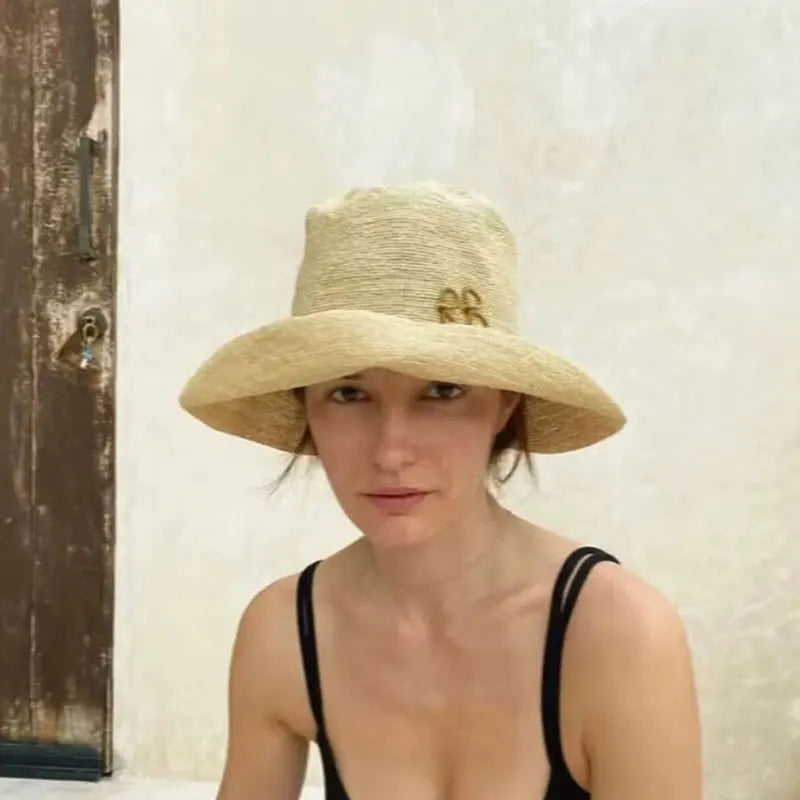 New Summer Beach Paper Straw Hat For Women