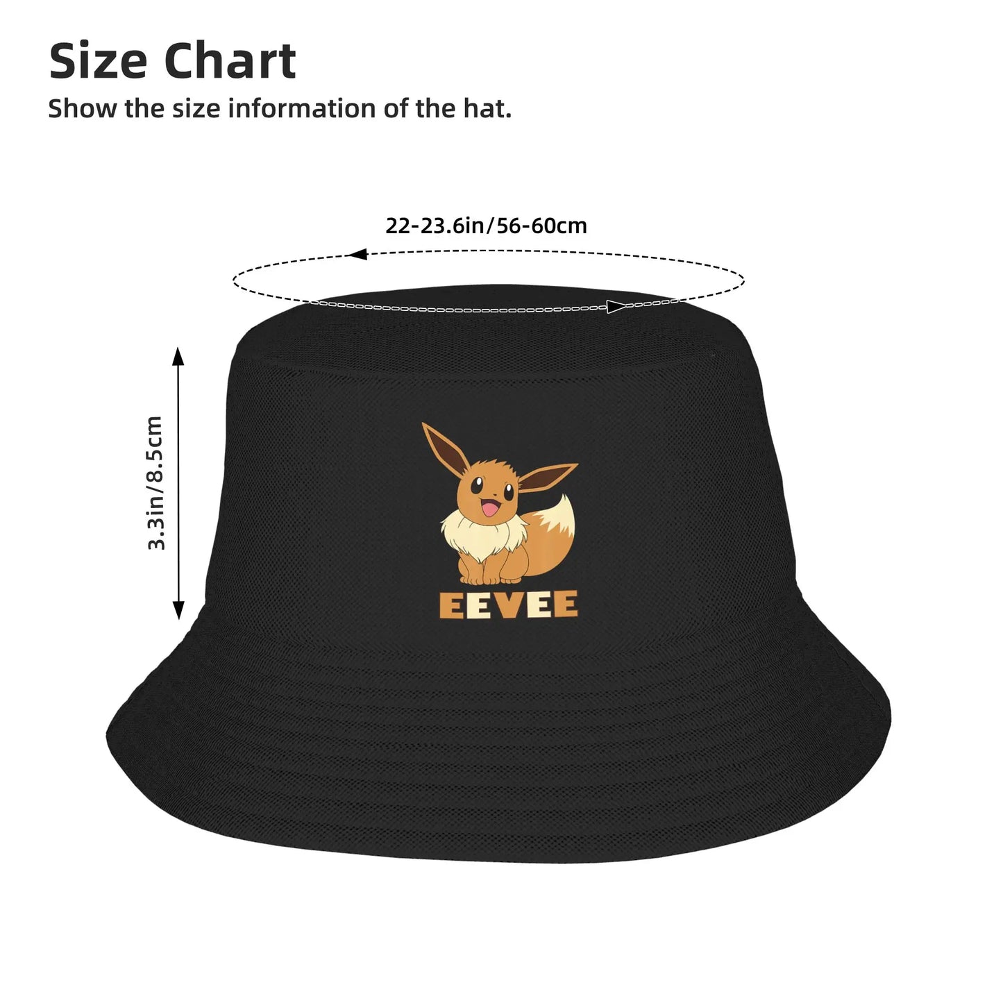Pokemon Eevee Bucket Hats