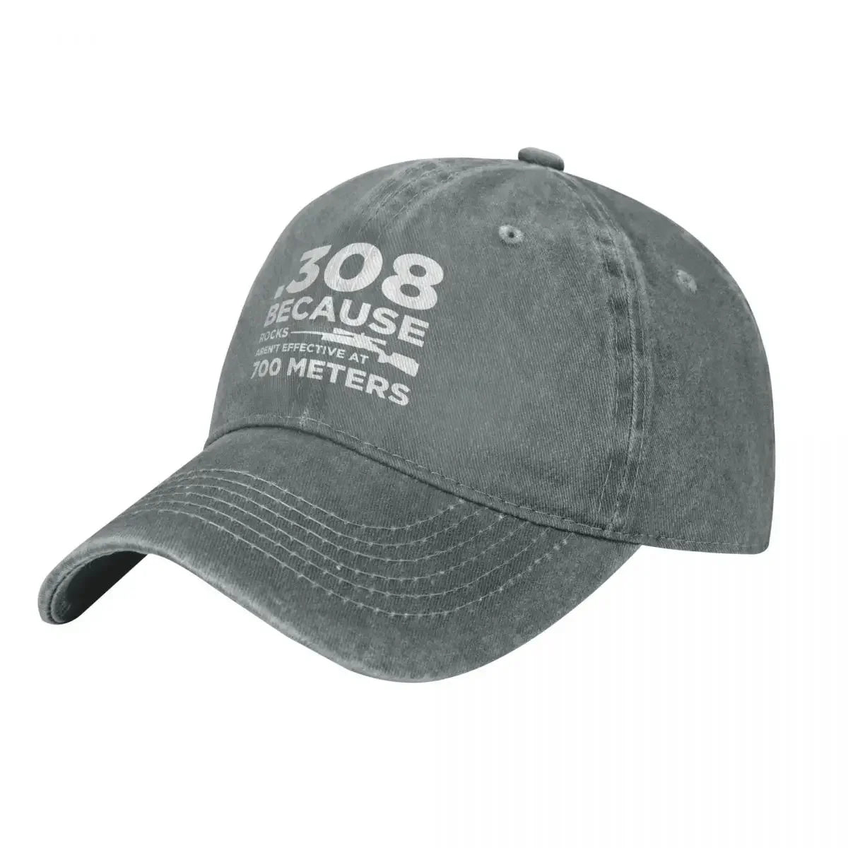 Gun Owner Graphic Denim Baseball Cap
