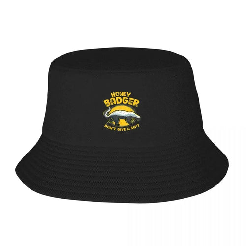 Funny Honey Badger Quote Bucket Hat