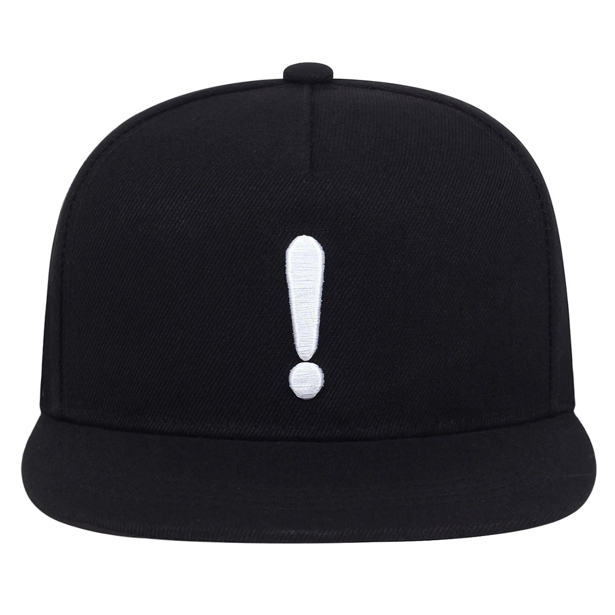 Exclamation Point Embroidery Hip Hop Snapback Cap