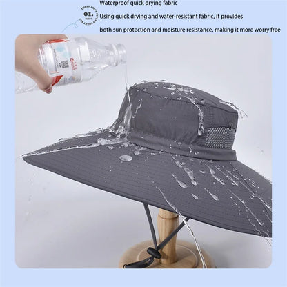 Breathable Waterproof Wide Brim Bucket Hat