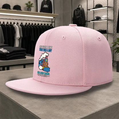 New Steam Train Pattern Unisex All Match Cap