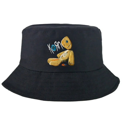 Korn Heavy Metal Band Summer Outdoor Bucket Hat