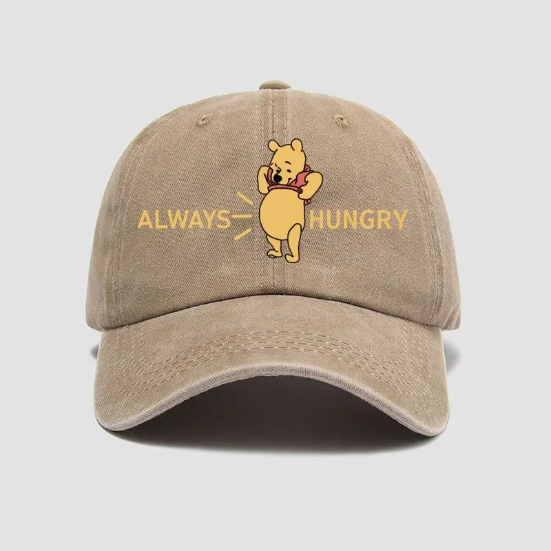 Cute Pooh Bear Adjustable Baseball Cap