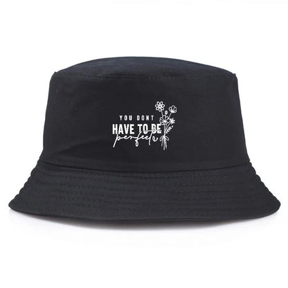 Vintage Floral Print Cotton Fisherman Bucket Hat