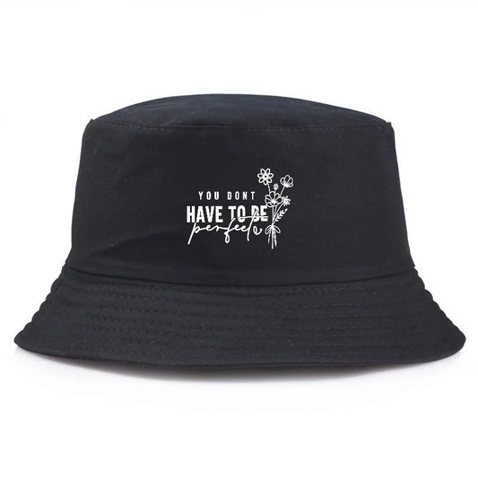 Vintage Floral Print Cotton Fisherman Bucket Hat