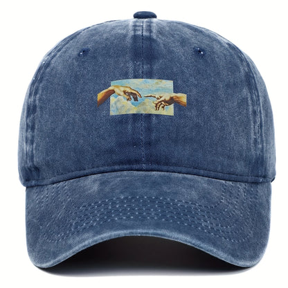 Vintage Printed Baseball Cap Vintage And Versatile For Both Men And Women Daily Casual And Fashionable Curved Brim Hat