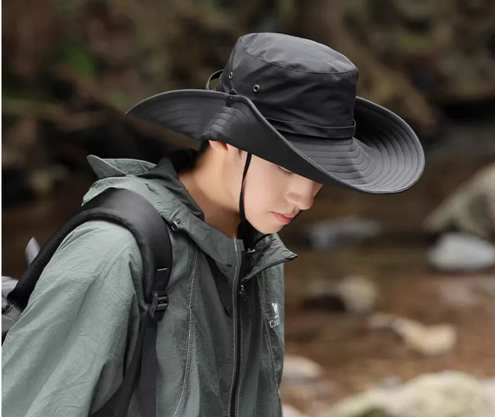 Waterproof Nylon Outdoor Sun Protection Bucket Hat