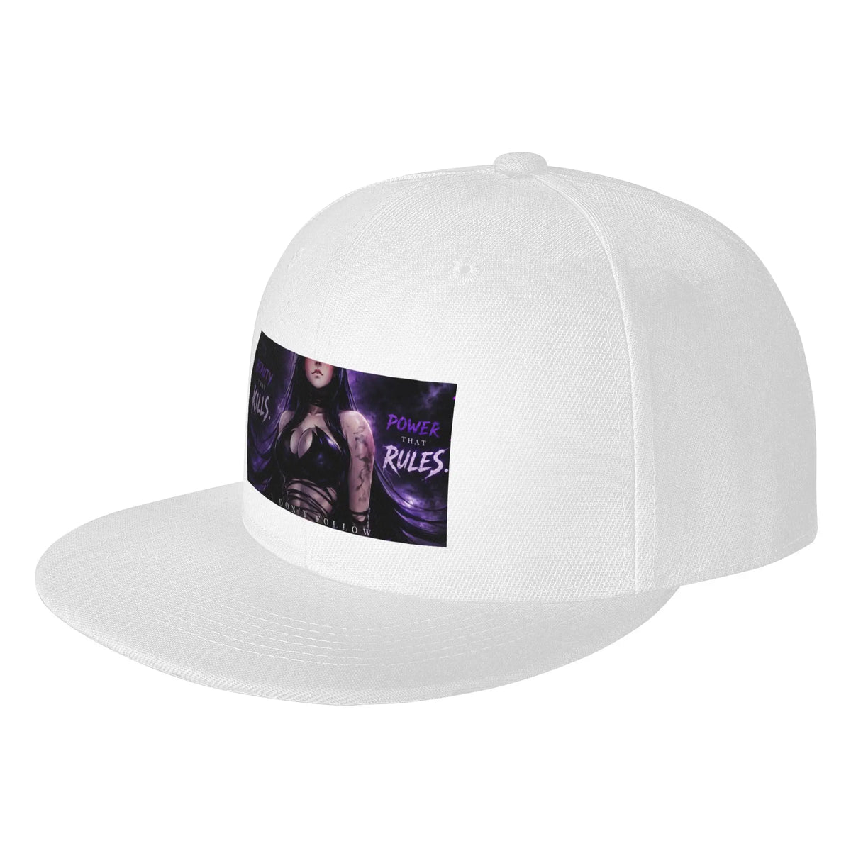 Beauty Vintage Distressed Flat Brim Baseball Snapback Cap