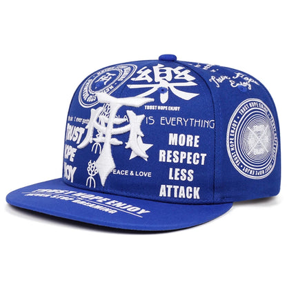 Creative Graffiti Embroidered Snapback Cap