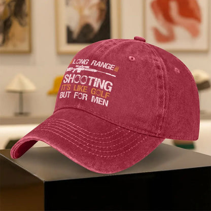 Sniper Shooting Golf Baseball Cap