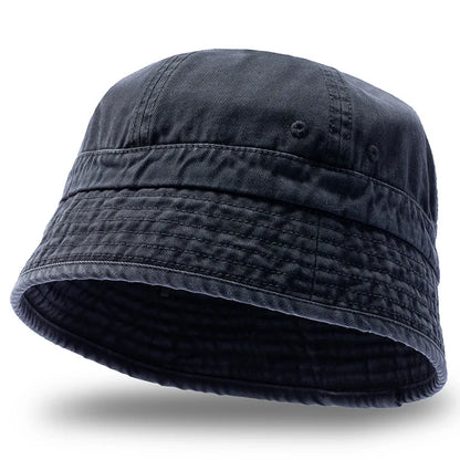 Washed Cotton Short Brim Bucket Hat