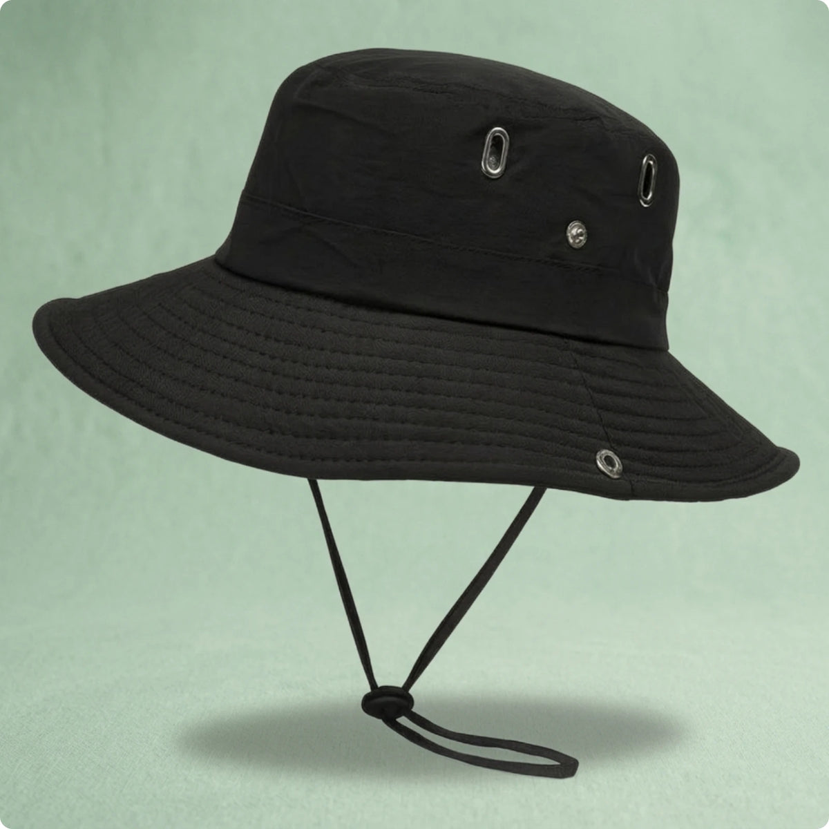 Packable Semi-Rigid Chin Strap Hiking Bucket Hat